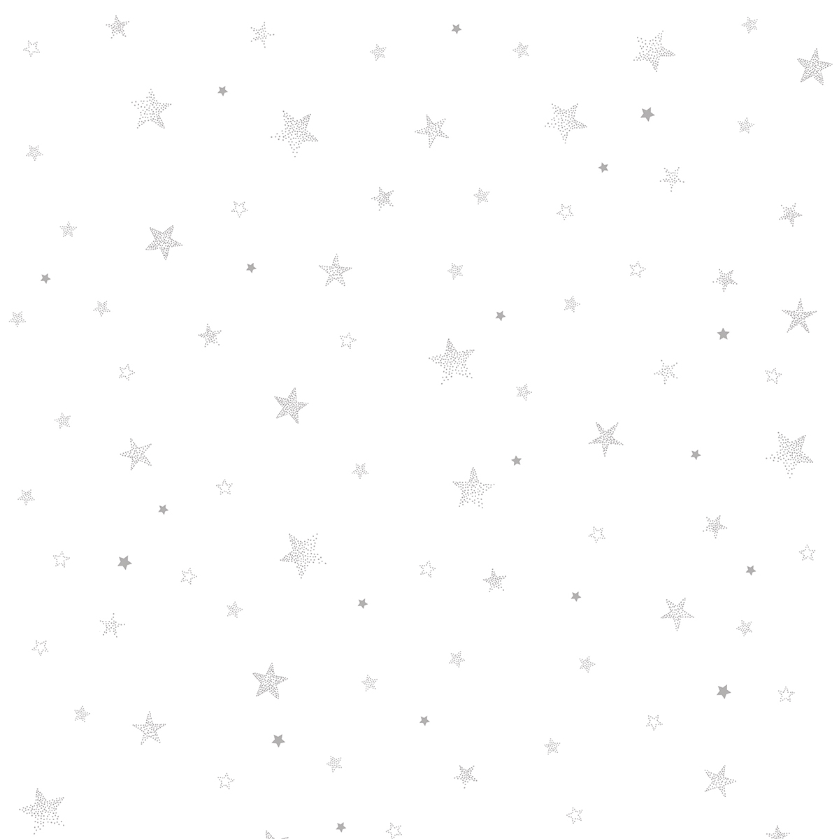 Lilipinso Vliestapete 'Stardust' Sterne weiß/grau online kaufen