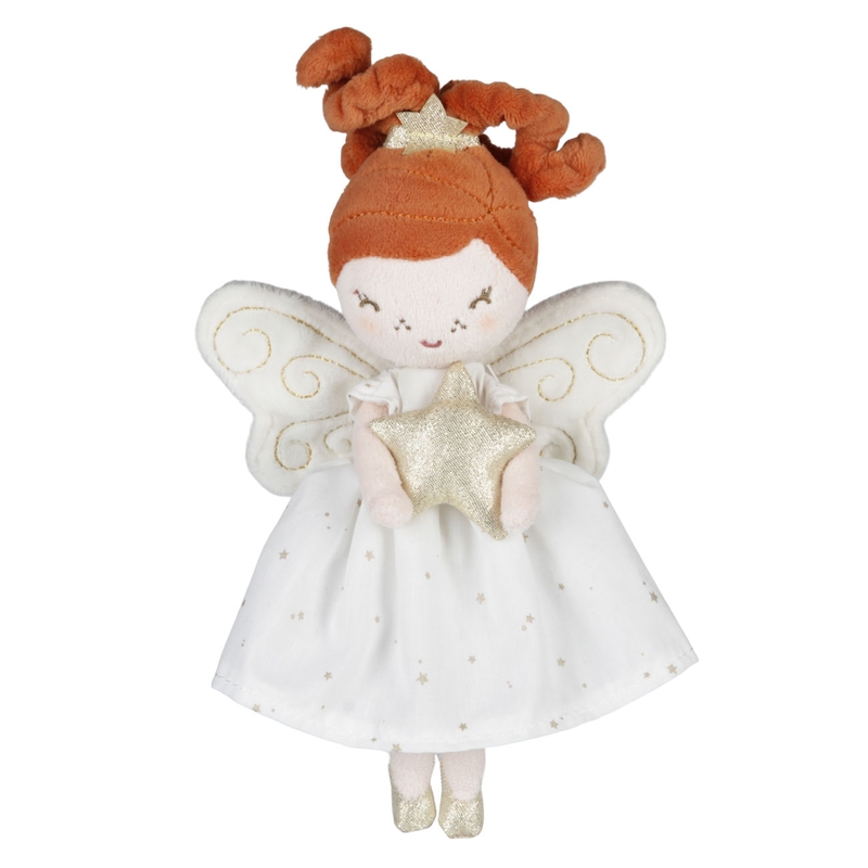 Minipuppe &#039;Fee der Hoffnung&#039; creme/gold 20cm