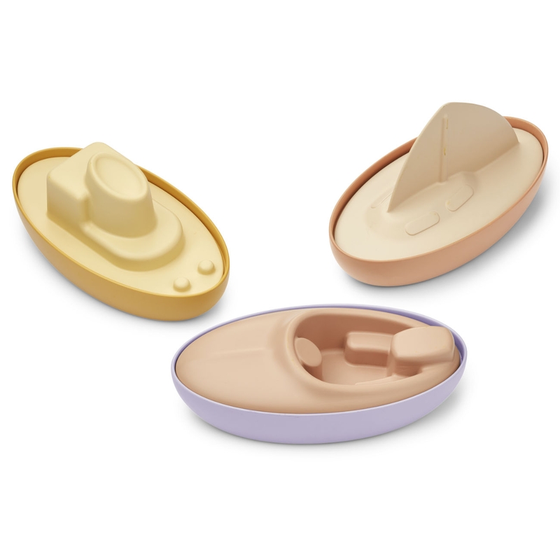 Badespielzeug &#039;Boote&#039; rose mix 3er Set
