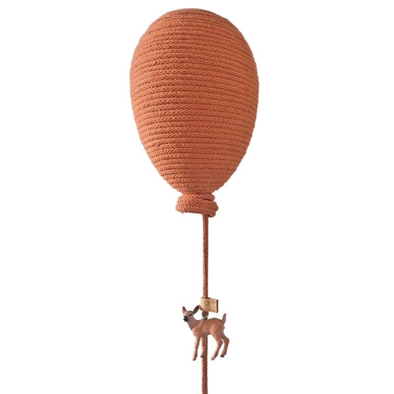 Hängedeko &#039;Ballon&#039; terracotta 15cm handmade