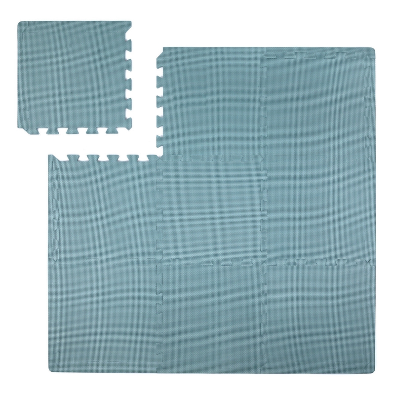 Puzzlematte Schaumstoff blau 100x100cm