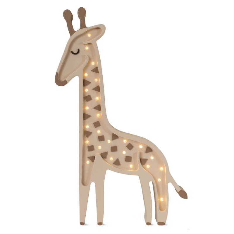 LED Kinderlampe &#039;Giraffe&#039; beige 46cm dimmbar