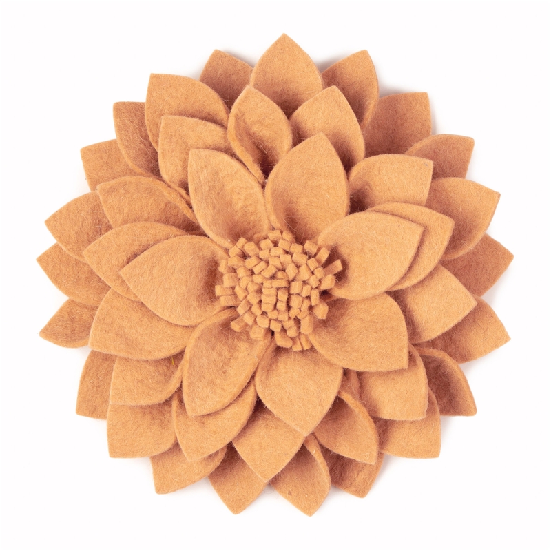 Wandblume aus Filz 'Kuba' nude 30cm