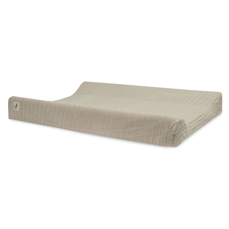 Bio Wickelauflagenbezug &#039;Pure Knit&#039; beige 50x70cm