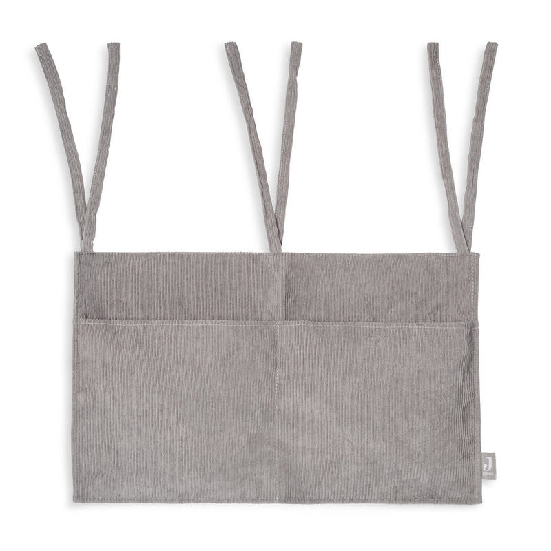 Betttasche aus Cord grau ca. 30x50cm