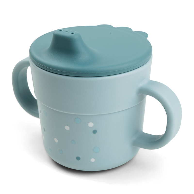 Kinder Trinklernbecher Foodie &#039;Happy Dots&#039; blau