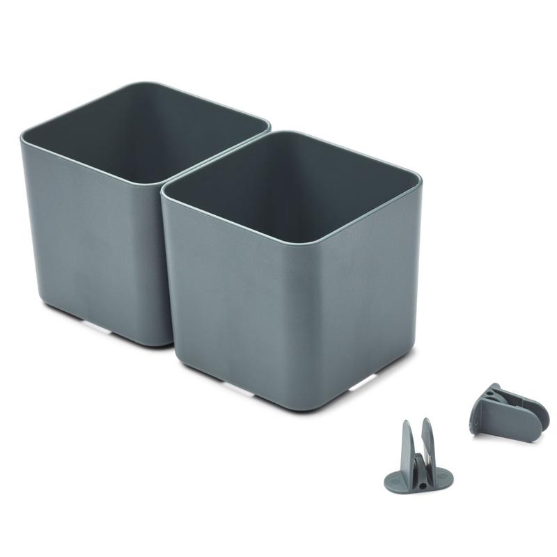 Organizer Boxen erweiterbar blue 2er Set klein