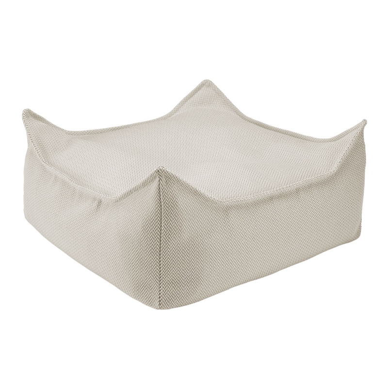 Outdoor Ottoman/Sitzkissen beige 60cm