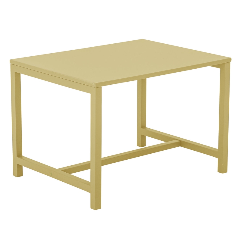 Kindertisch aus Holz &#039;Rese&#039; gelb