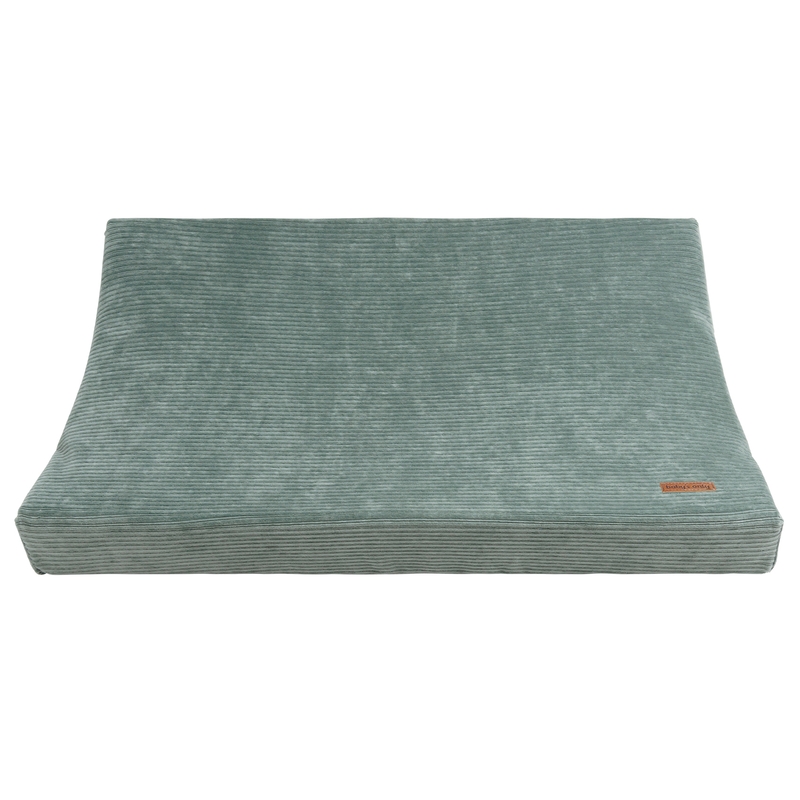 Wickelmuldenbezug &#039;Sense&#039; Samt jade 45x70cm