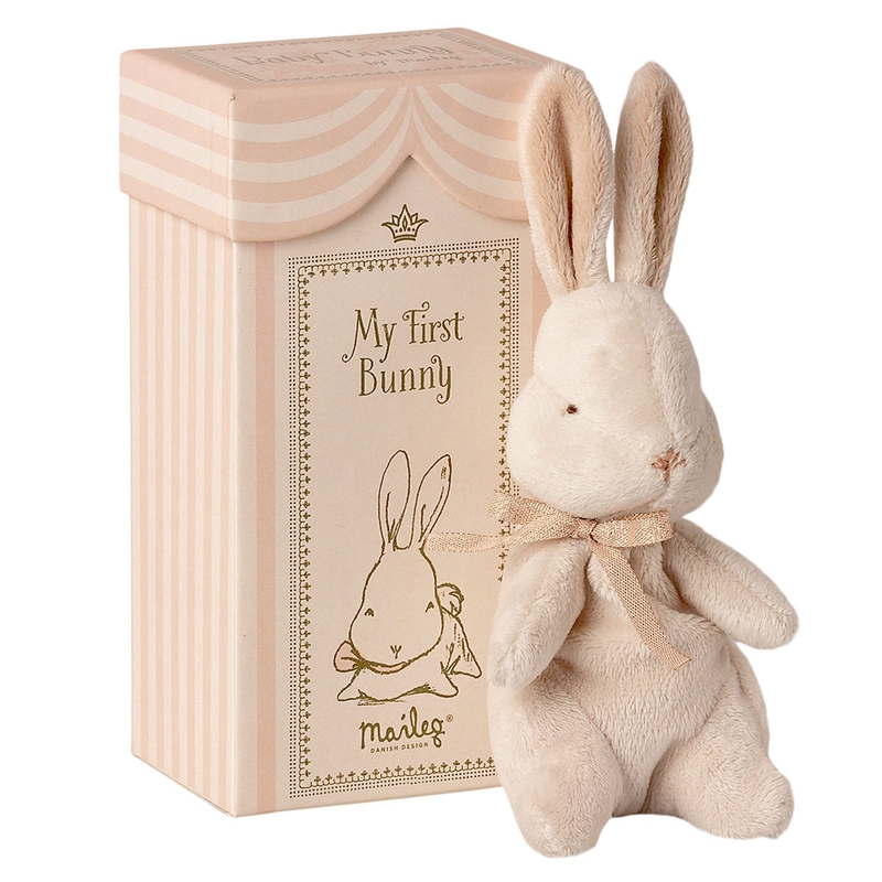 Kuscheltier &#039;Mein erster Hase&#039; creme/puder 18cm