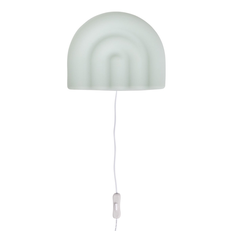 Wandlampe &#039;Regenbogen&#039; Silikon softmint 24cm