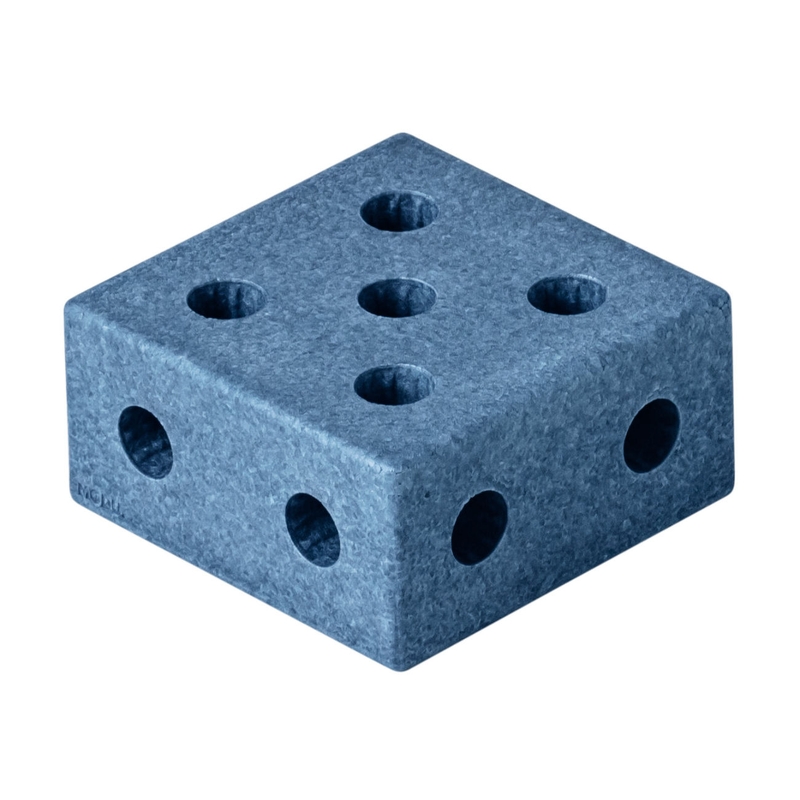 Block viereckig deep blue 20x20x10cm