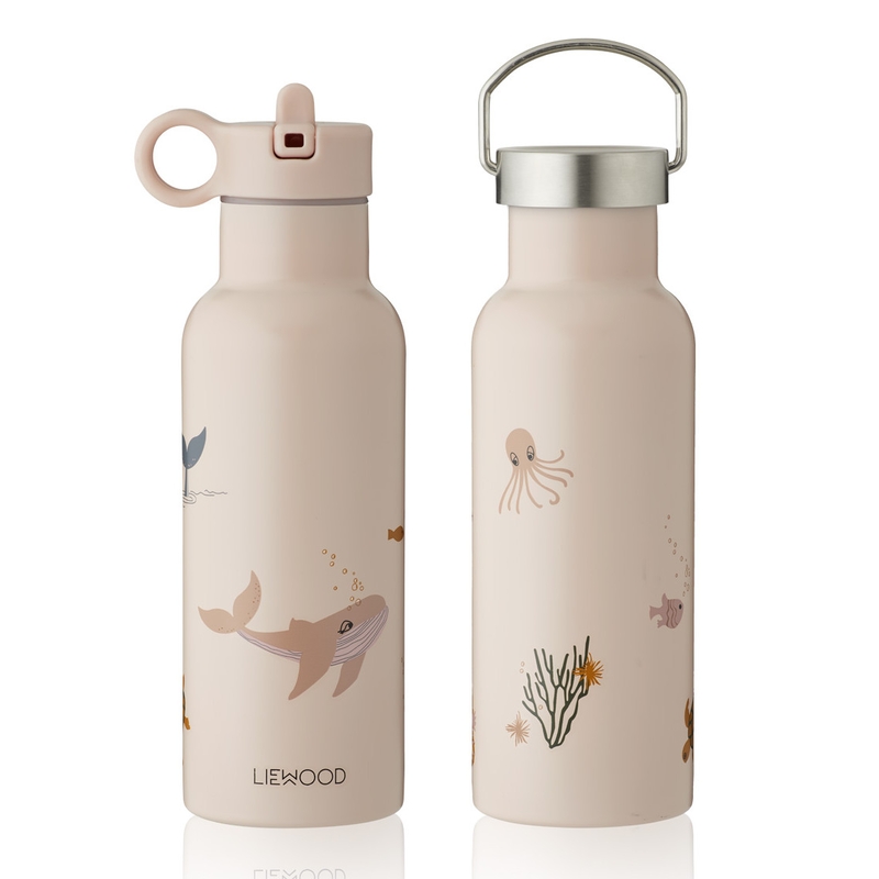Trinkflasche 'Ocean' Edelstahl puderrosa 500ml