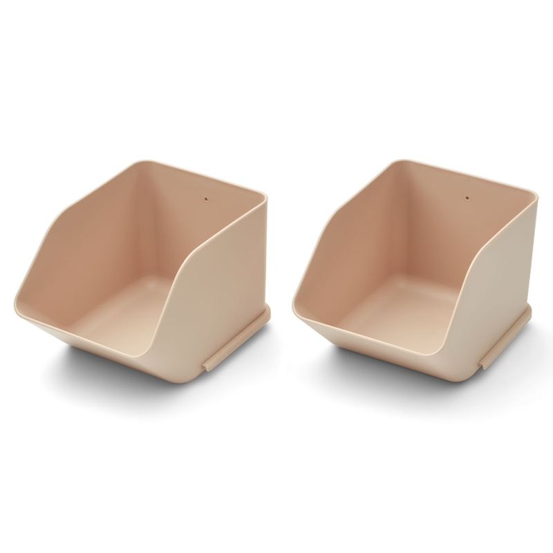 Organizer Boxen stapelbar S rose 2er Set