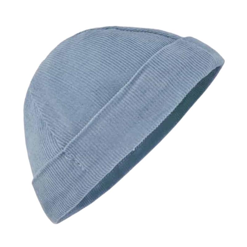 Puppenmütze 'Beanie' blau für 34-37cm Puppen