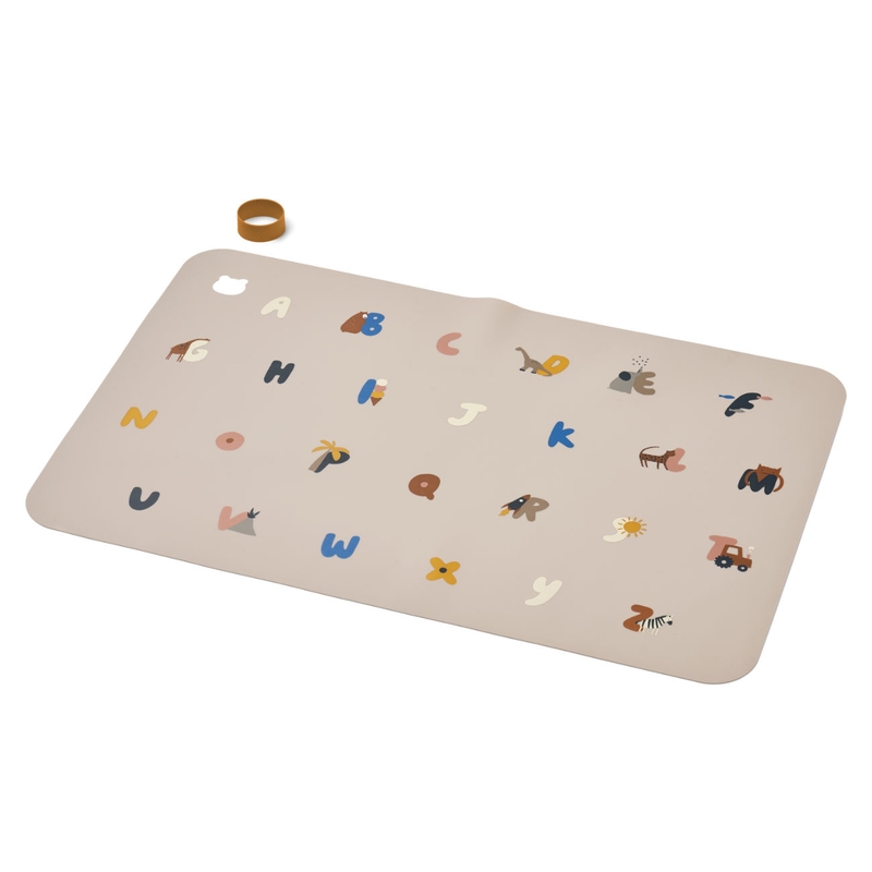 Bastelmatte &amp; XL Tischset Silikon &#039;Alphabet&#039;