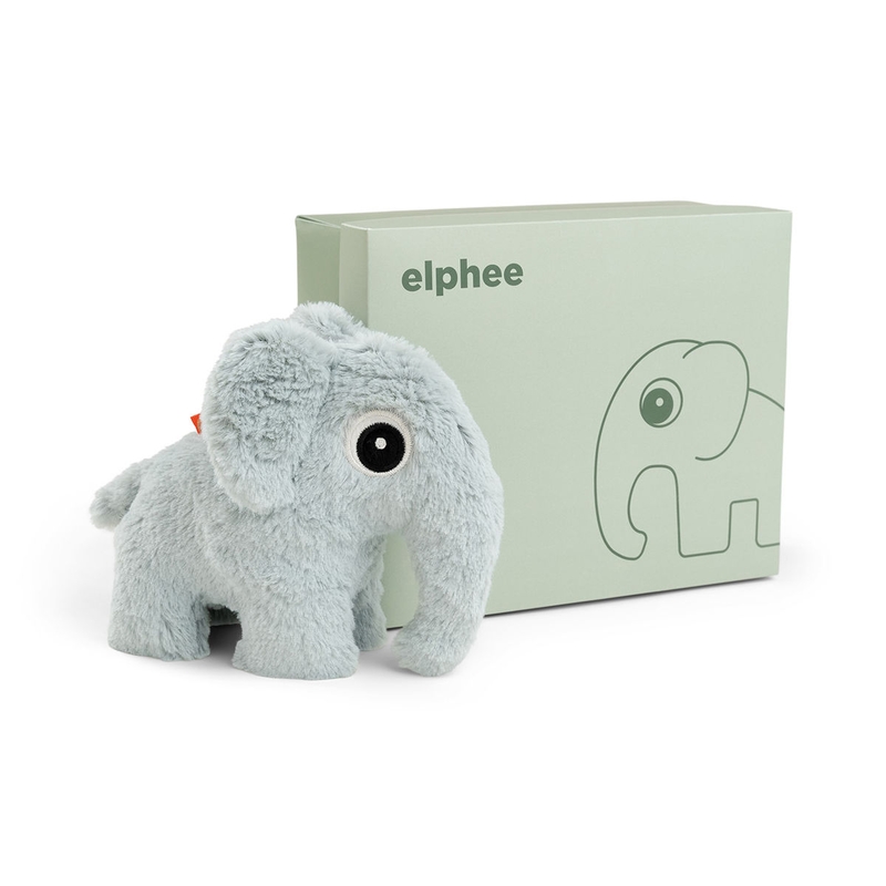 Kuscheltier in Geschenkbox &#039;Elefant Elphee&#039; grau