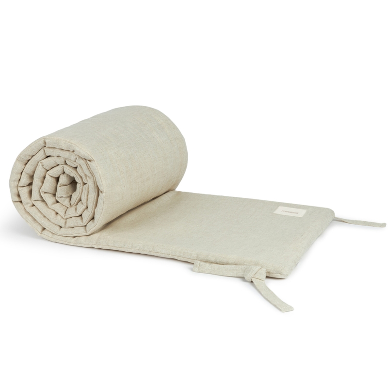 Nestchen Leinen greige 207cm