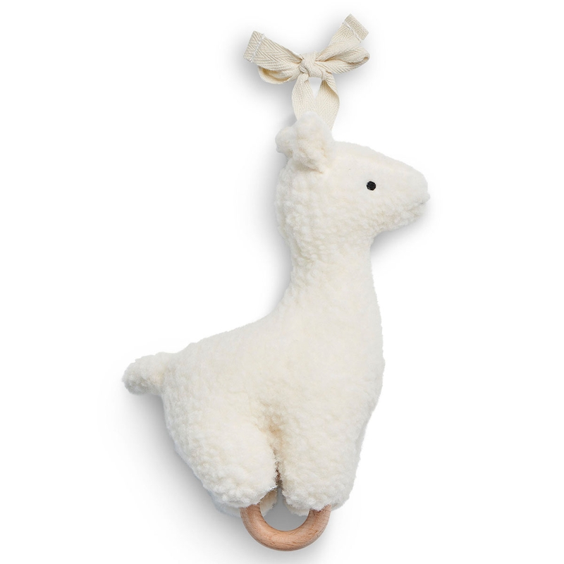 Spieluhr 'Lama' Plüsch creme ca. 20cm