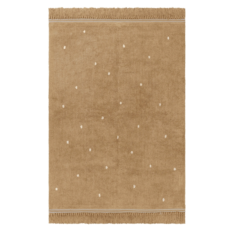 Kinderteppich &#039;Emily&#039; Punkte beige 120x170cm