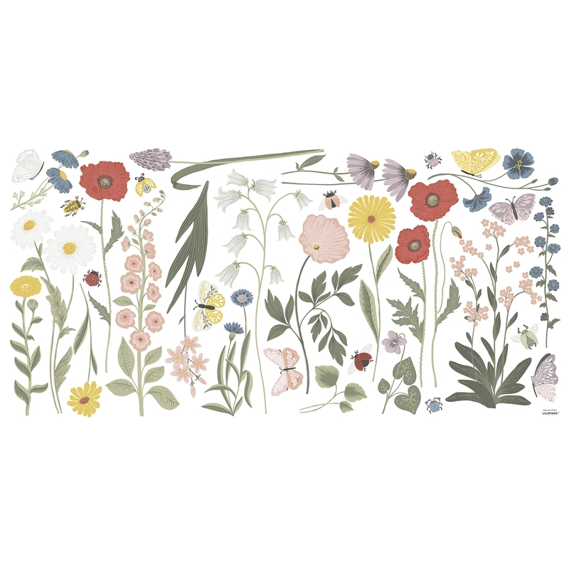 XL-Wandsticker Blumen &#039;Countryside&#039;