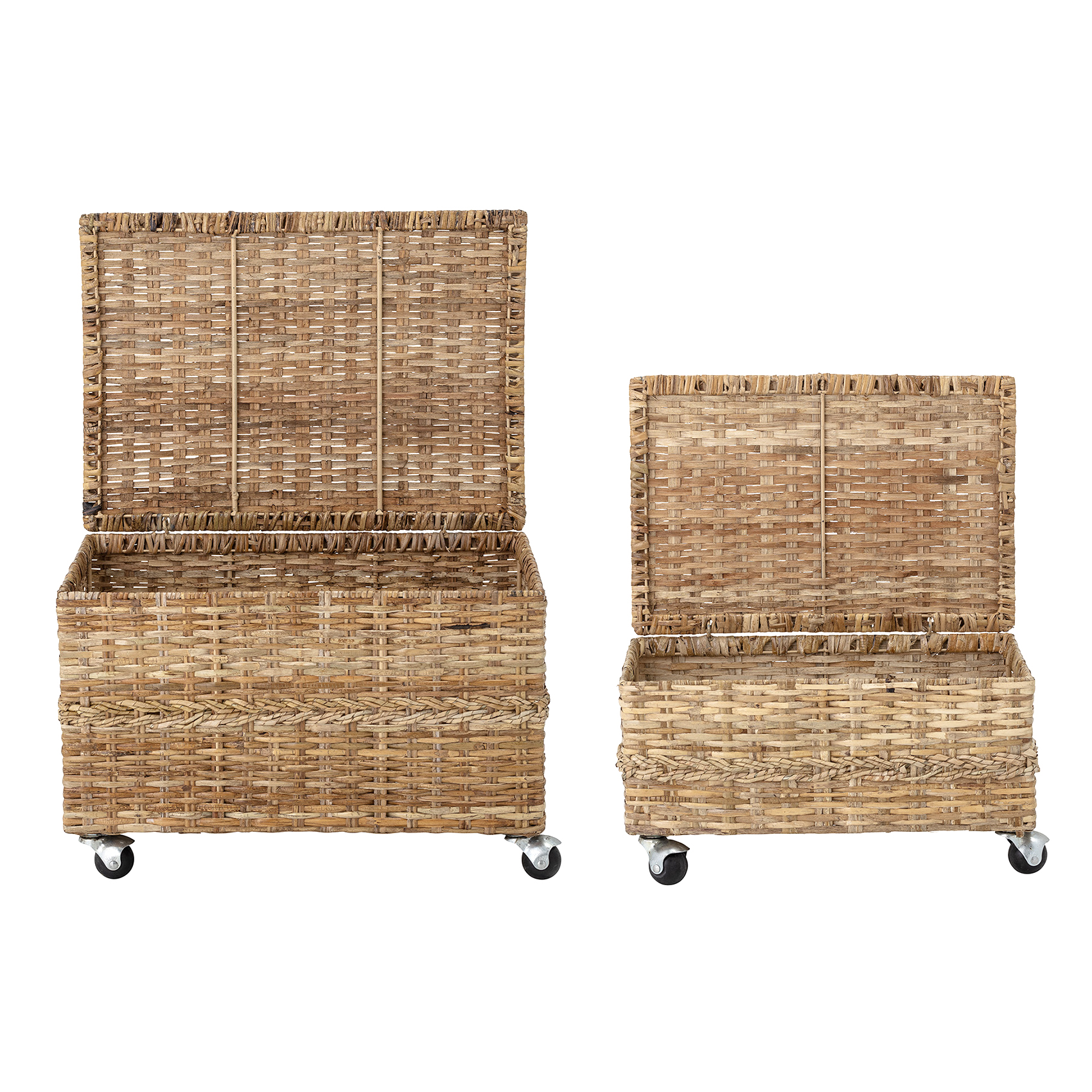 Bloomingville Aufbewahrungskörbe mit Rollen Bankuangras online kaufen