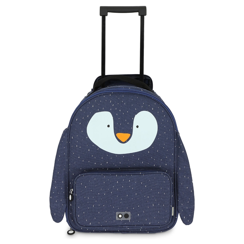 Kinder Reisetrolley &#039;Pinguin&#039; dunkelblau 45cm