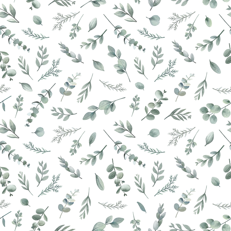 Vliestapete &#039;Greenery&#039; Eukalyptus Blätter