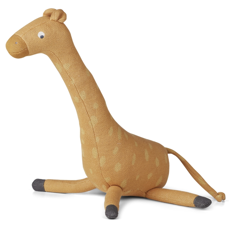 Kuscheltier &#039;Giraffe&#039; Strick senfgelb ca. 50cm