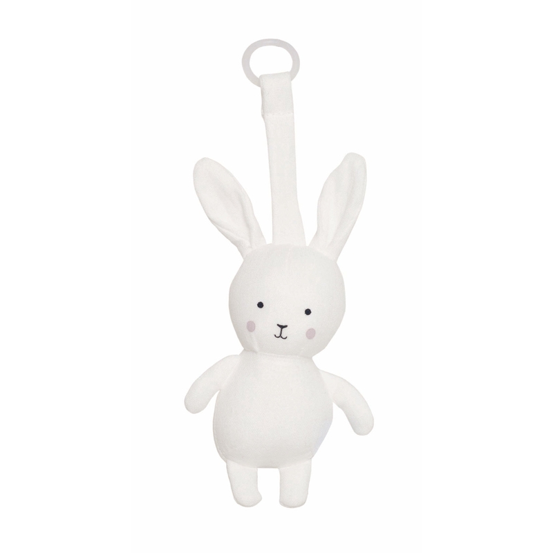 Schnullerband Stofftier 'Hase' creme