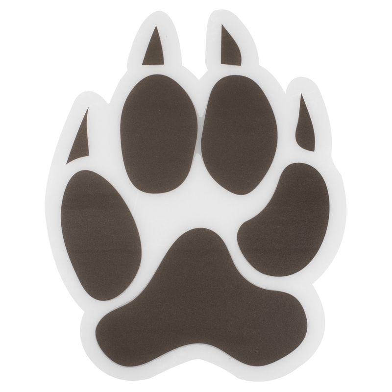 Bodensticker &#039;Tierpfoten&#039; braun 6 St.