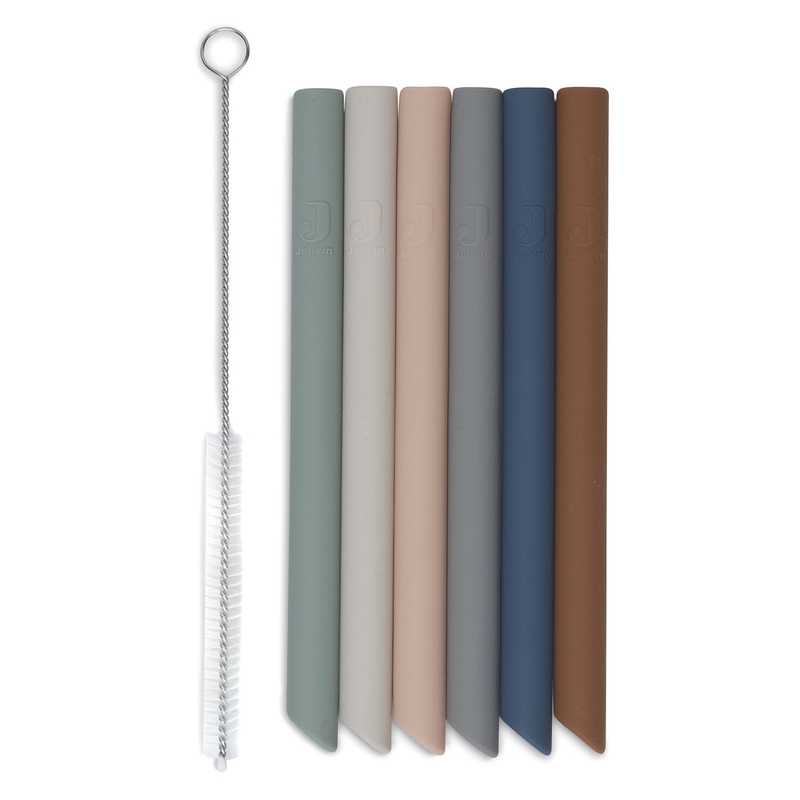 Strohhalme Silikon 6er Set