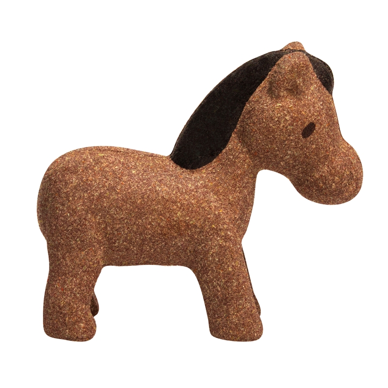 Holztier 'Pferd' braun 8cm ab 1 Jahr