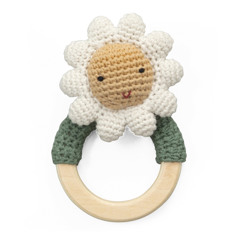 Bio Häkel-Rassel &#039;Flower&#039; handmade