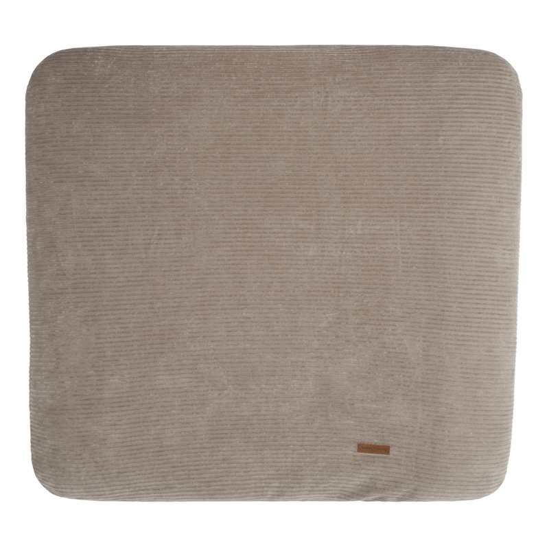 Wickelauflagenbezug &#039;Sense&#039; Samt taupe 85x75cm