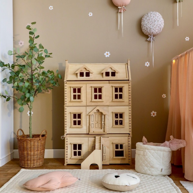 Shop-the-look-kinderzimmer-hausbett-puderrosa-beige-gruen-dinkiballoon-240926n1