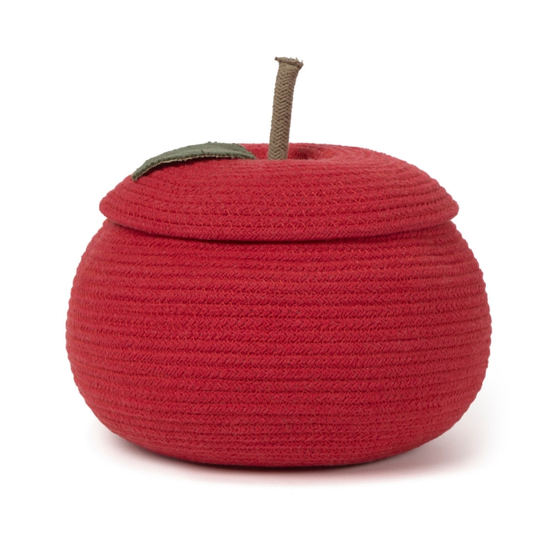 Aufbewahrungskorb Apfel rot 28cm