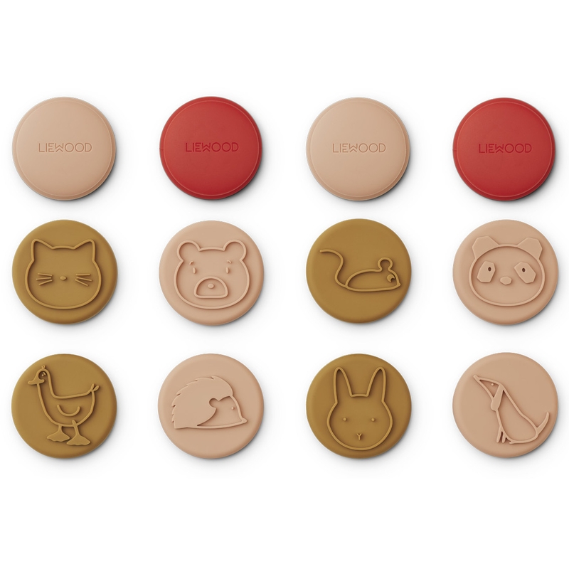 Stempel aus Silikon rose mix 12-tlg.