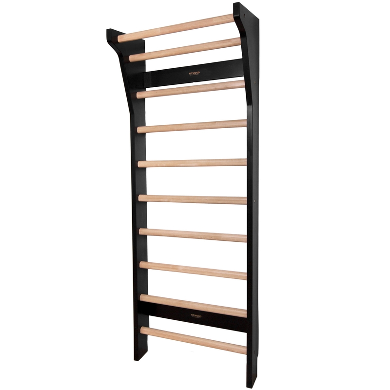 Sprossenwand 'Taimi Mini' schwarz/Birke 68x190cm
