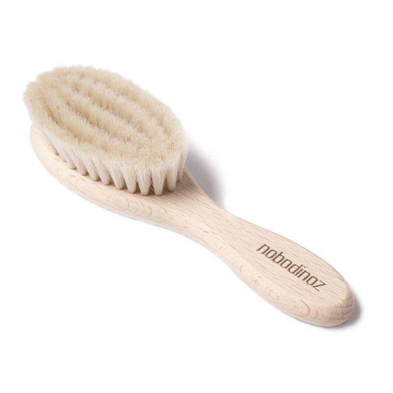 Bio Haarbürste für Babys natur ca. 15cm