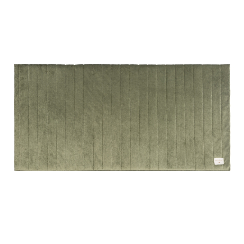 Spielmatratze aus Samt olive green 60x120cm
