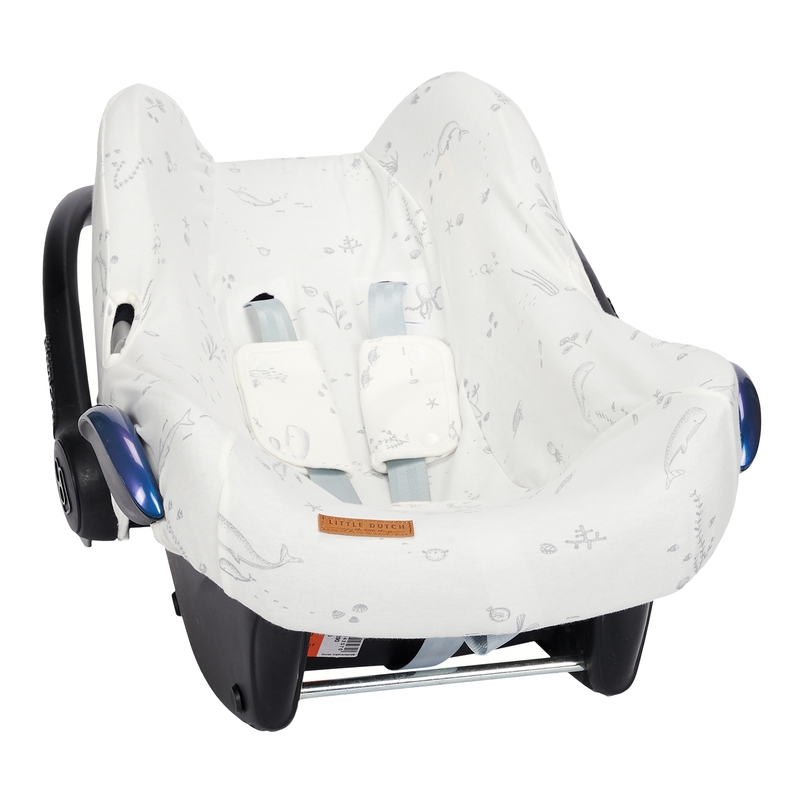 Sitzbezug 'Ocean' cremeweiß für Babyschale