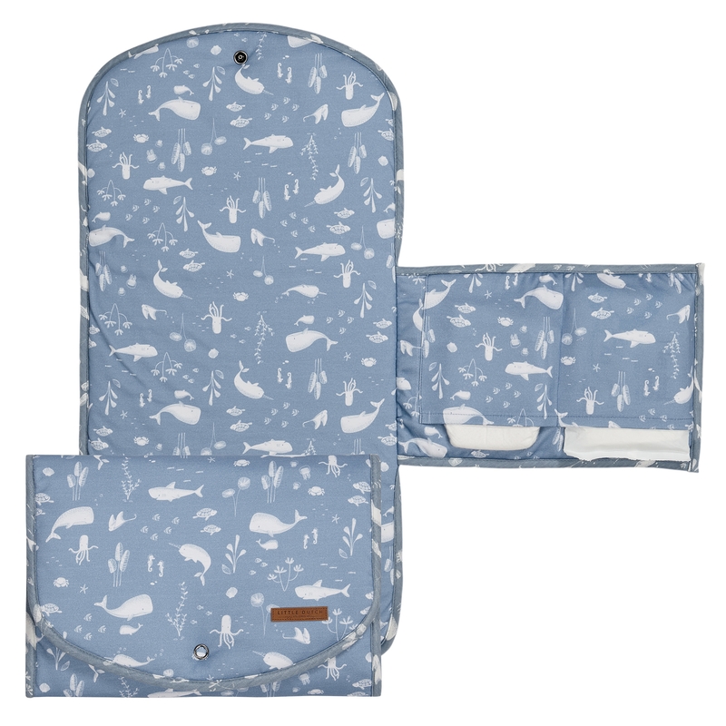Reise-Wickelunterlage 'Ocean' rauchblau