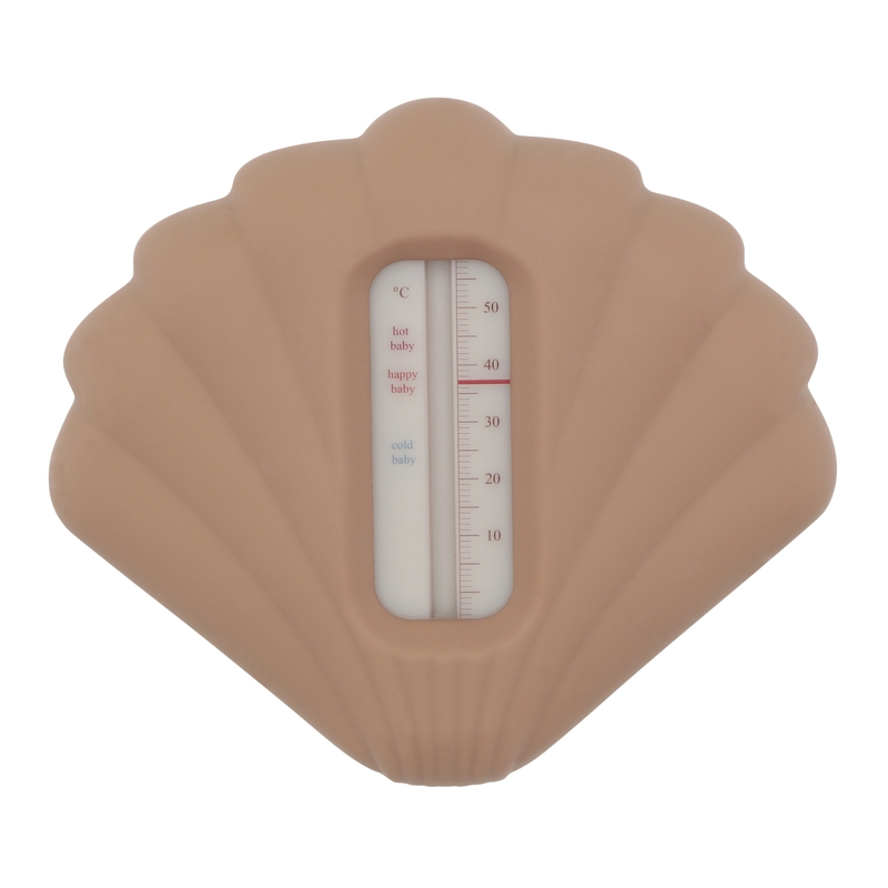 Thermometer &#039;Muschel&#039; altrosa 14x12cm