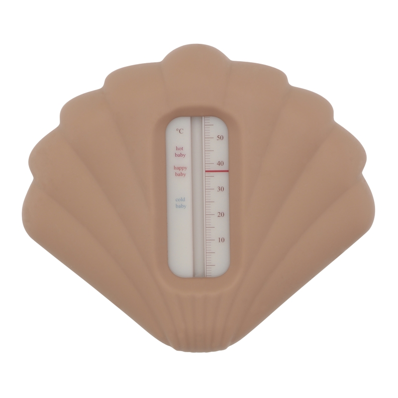 Thermometer 'Muschel' altrosa 14x12cm