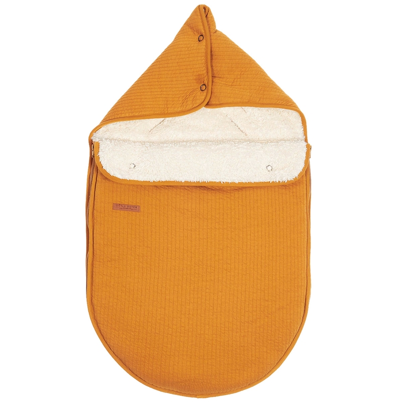 Baby-Fußsack &#039;Pure&#039; Fleece ocker