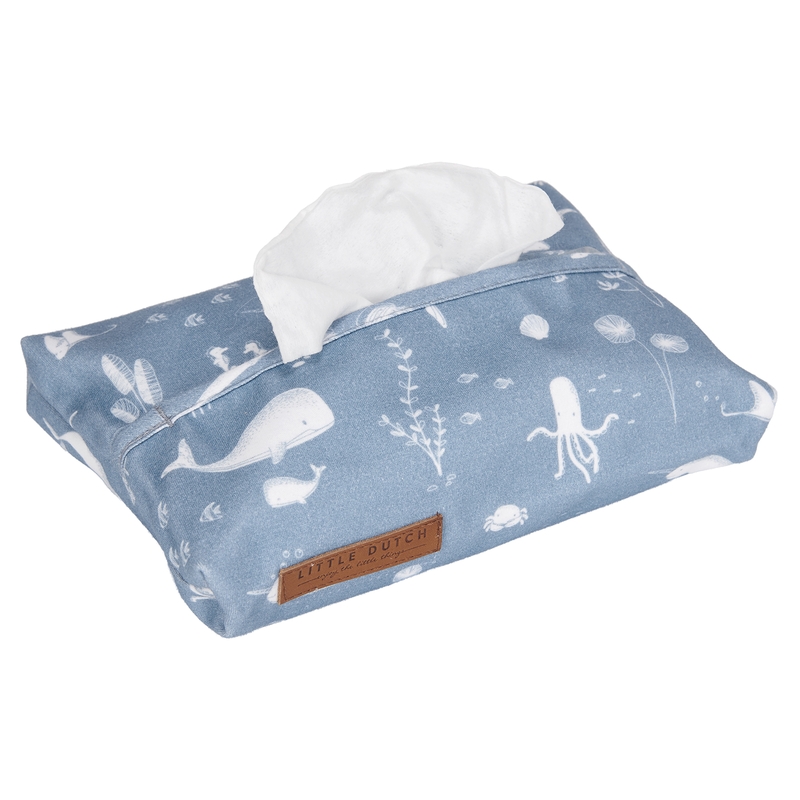 Feuchttücherbezug 'Ocean' Jersey rauchblau