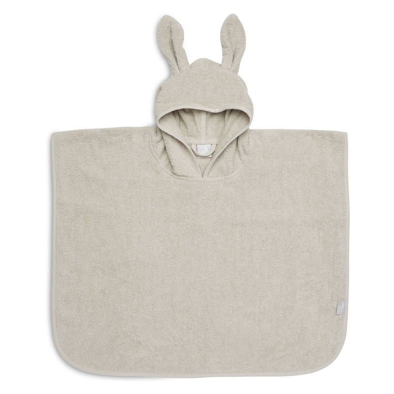 Badeponcho &#039;Hase&#039; beige 1-4 Jahre