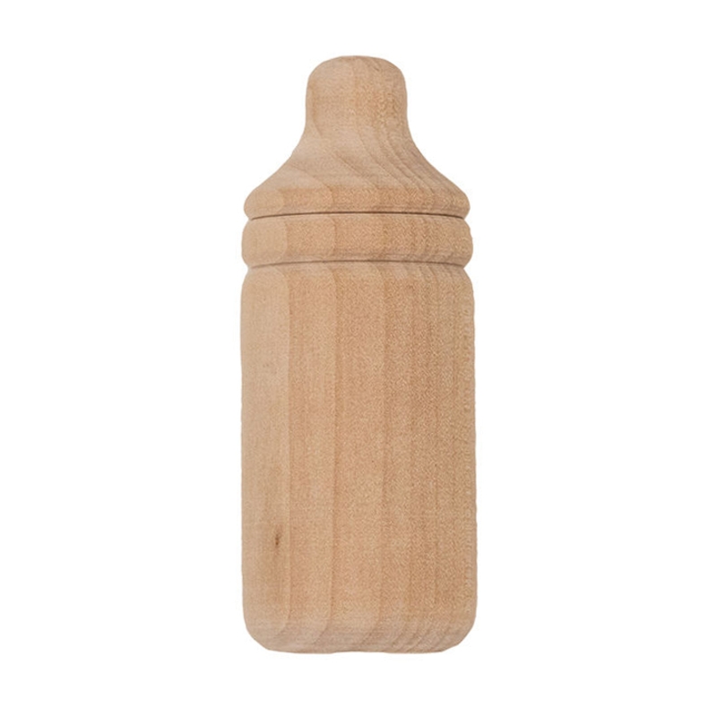 Puppenflasche aus Naturholz für Dinkum Dolls